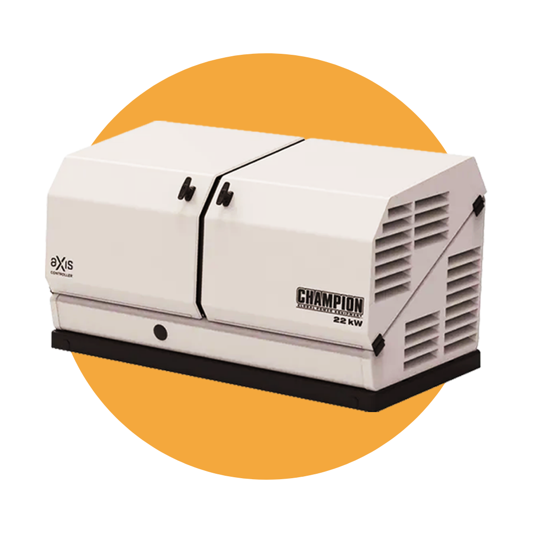 Champion home standby generator unit